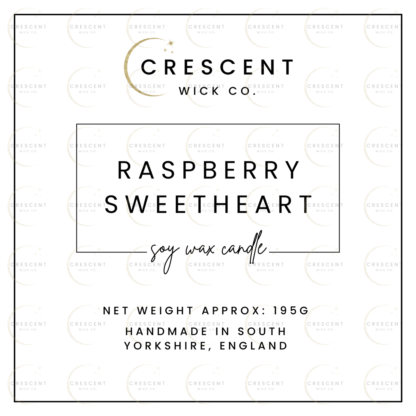 Raspberry Sweetheart Candle - 30cl