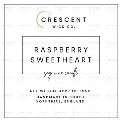 Raspberry Sweetheart Candle - 30cl