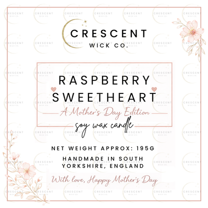 Raspberry Sweetheart Candle - 30cl