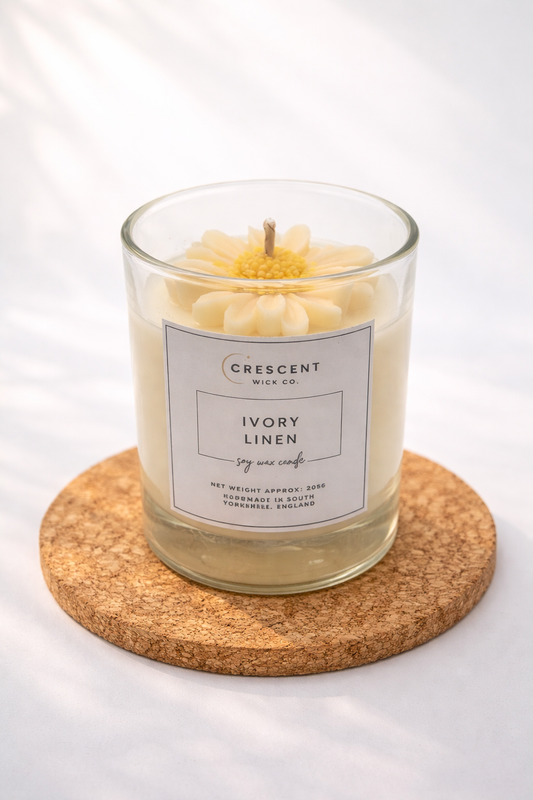 Ivory Linen Candle - 30cl