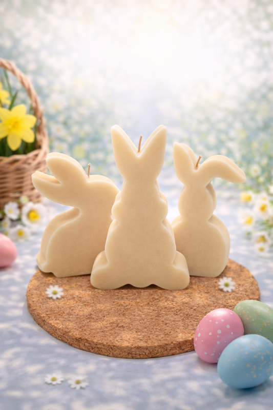 Bunny Trio - Pillar (Unscented) - Limited Edition